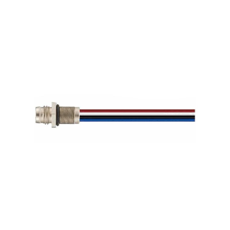 Connecteur mâle M8, 4 pol.,   IP67, 4A, non-blindé
